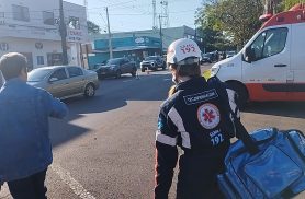 Acidente deixa trânsito parcialmente interditado em Cascavel Acidente deixa trânsito parcialmente interditado em Cascavel