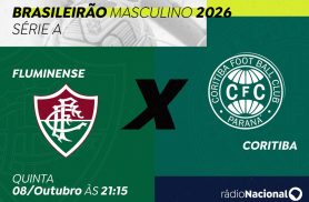 Rádio Nacional transmite Fluminense x Coritiba nesta quinta