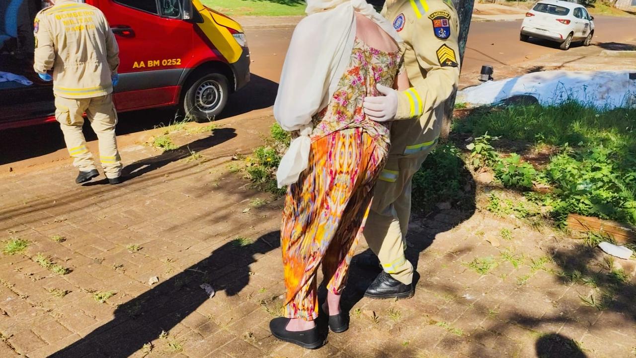 Idosa sofre lesão no braço após acidente doméstico no Bairro Floresta