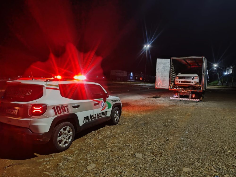 Imagem referente a Homem é preso por transportar caminhonete furtada na SC-157 em São Lourenço do Oeste