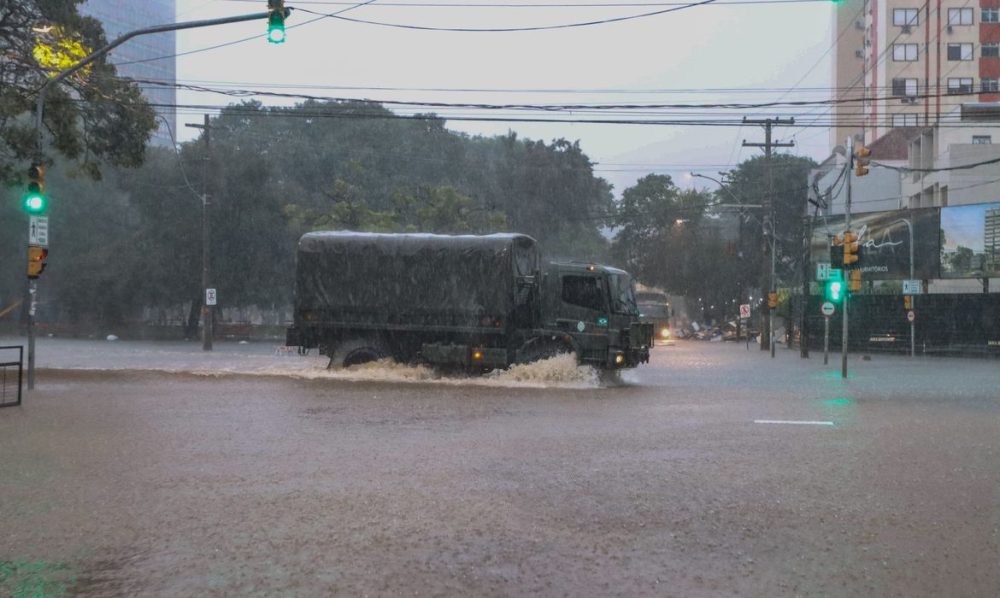 Imagem referente a Inmet alerta para grande perigo de tempestade no Sul do país