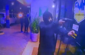 Câmera registra tentativa de assalto a hotel perto da rodoviária de Cascavel