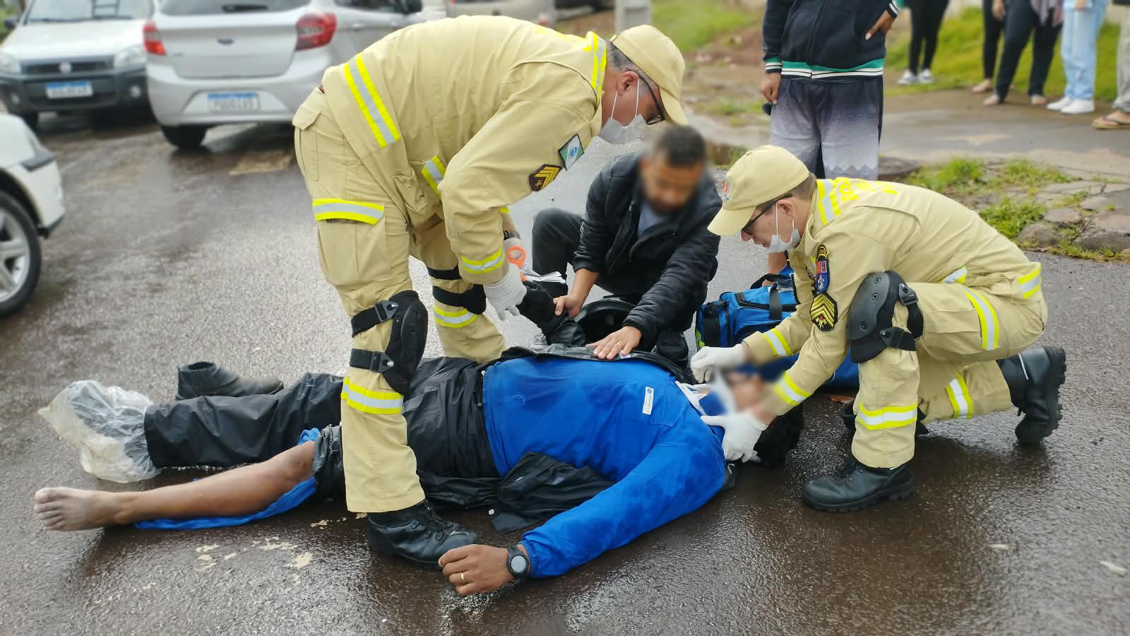 Acidente em Cascavel mobiliza Siate no Bairro Brasília