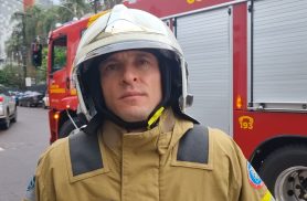 Suspeita de vazamento de gás mobiliza bombeiros na Rua Souza Naves, em Cascavel