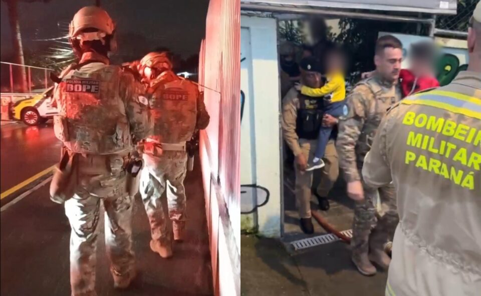 Imagem referente a Veja tudo sobre homem que invadiu CMEI São Braz e fez crianças reféns em Curitiba