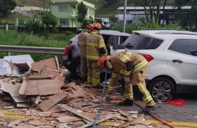Acidente na BR-393, no RJ, deixa cinco mortos e nove feridos