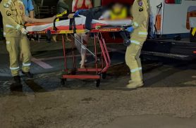 Menino bate a cabeça após queda no Parque Verde