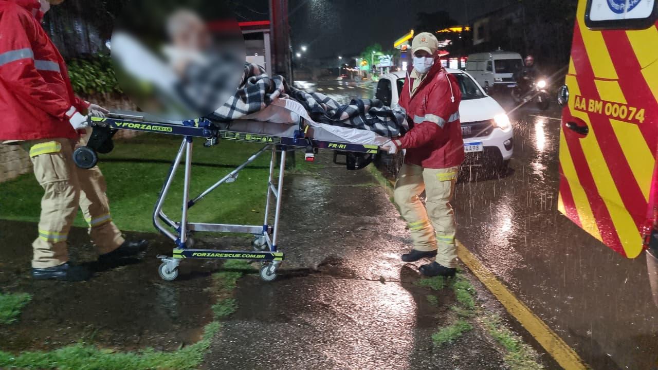 Idoso sofre fratura no braço após queda dentro de casa no Periolo