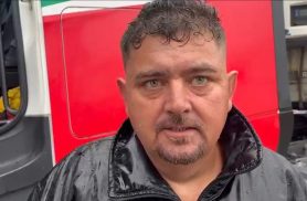 "PRF falou pra mim que a caminhoneta aquaplanou", afirma motorista após colisão com viatura