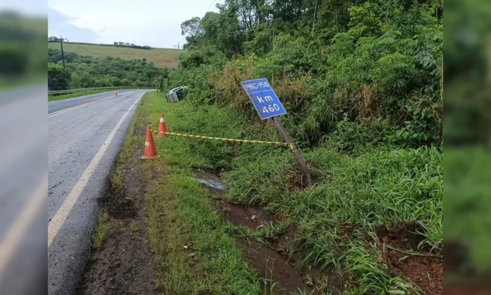 Imagem referente a Motorista é preso após capotar carro e abandonar corpo de passageiro na BR-158