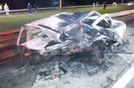 Motorista embriagado foge após acidente fatal na BR-116 em Mandirituba
