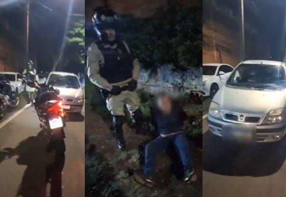 Homem é preso por suspeita de agredir mulher e desacatar policiais