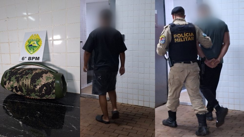 Denúncia de som alto leva PM a recolher aparelho no bairro Santa Felicidade Imagem referente a Denúncia de som alto leva PM a recolher aparelho no bairro Santa Felicidade