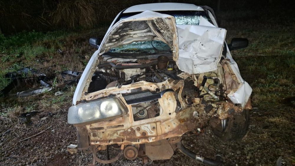 Imagem referente a Motociclista fica gravemente ferido e motorista é preso após acidente na PRC-272