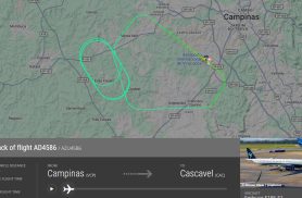 Avião da Azul que seguia para Cascavel retorna a Campinas após condições climáticas adversas