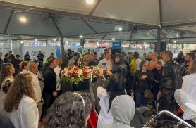 Chuva não impede motociata em homenagem a Nossa Senhora Aparecida em Cascavel