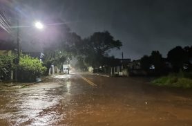 Cascavel tem alerta laranja de tempestade com ventos de até 100 km/h para terça-feira