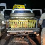 Imagem relativa a Quase uma tonelada de maconha é apreendida em veículo clonado na BR-163