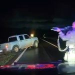 Imagem relativa a Veja vídeo da perseguição na BR-163 que terminou com apreensão de quase uma tonelada de maconha