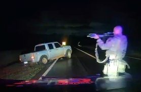 Veja vídeo da perseguição na BR-163 que terminou com apreensão de quase uma tonelada de maconha