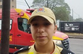 "Foi retirada pelo porta-malas a fim de garantir a preservação da coluna", afirma tenente
