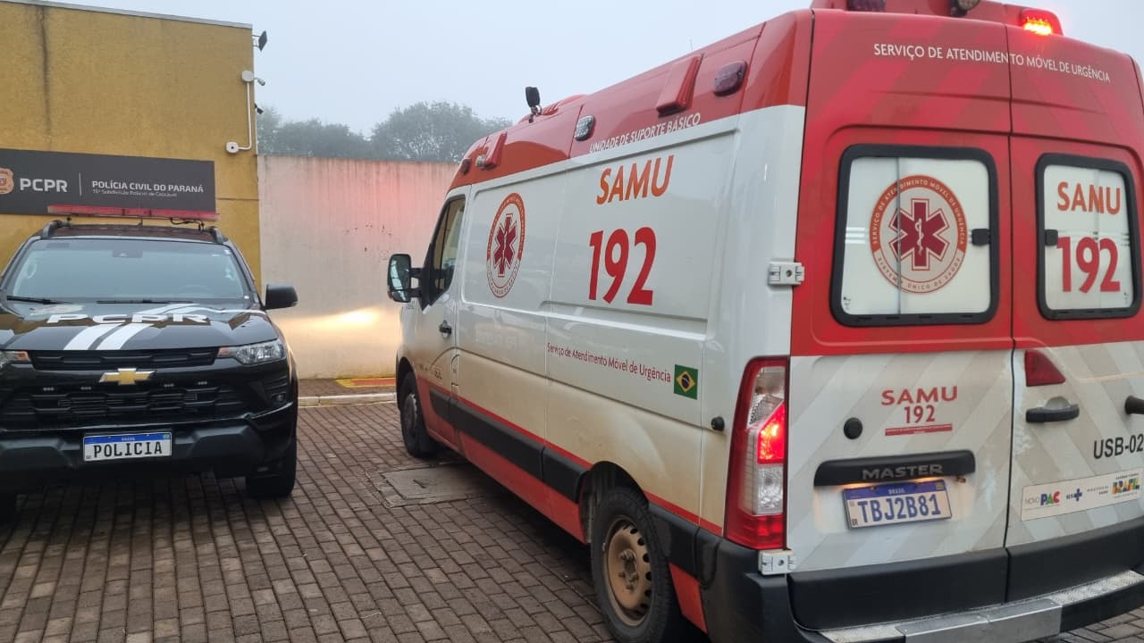 GM prende homem por violência doméstica e indivíduo é socorrido pelo SAMU na delegacia