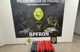 Homem é preso com 136 kg de maconha na BR-277 em Santa Tereza do Oeste