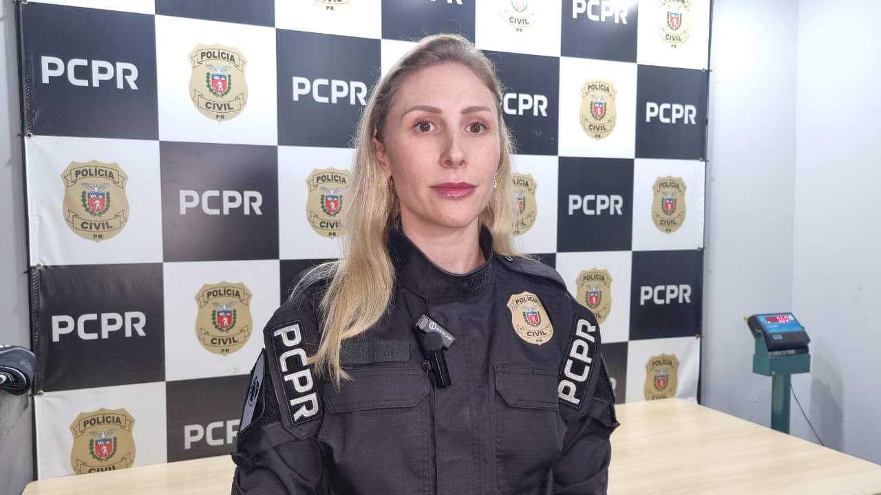 Delegada explica como investigação levou à prisão de vários indivíduos por tráfico de cocaína em Cascavel