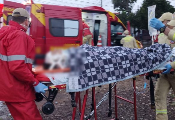 Homem sofre ferimentos graves por arma branca no Alto Alegre, em Cascavel