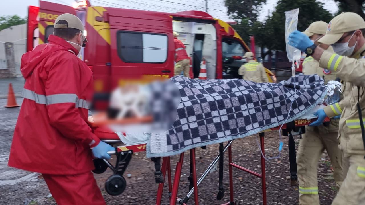 Homem sofre ferimentos graves por arma branca no Alto Alegre, em Cascavel