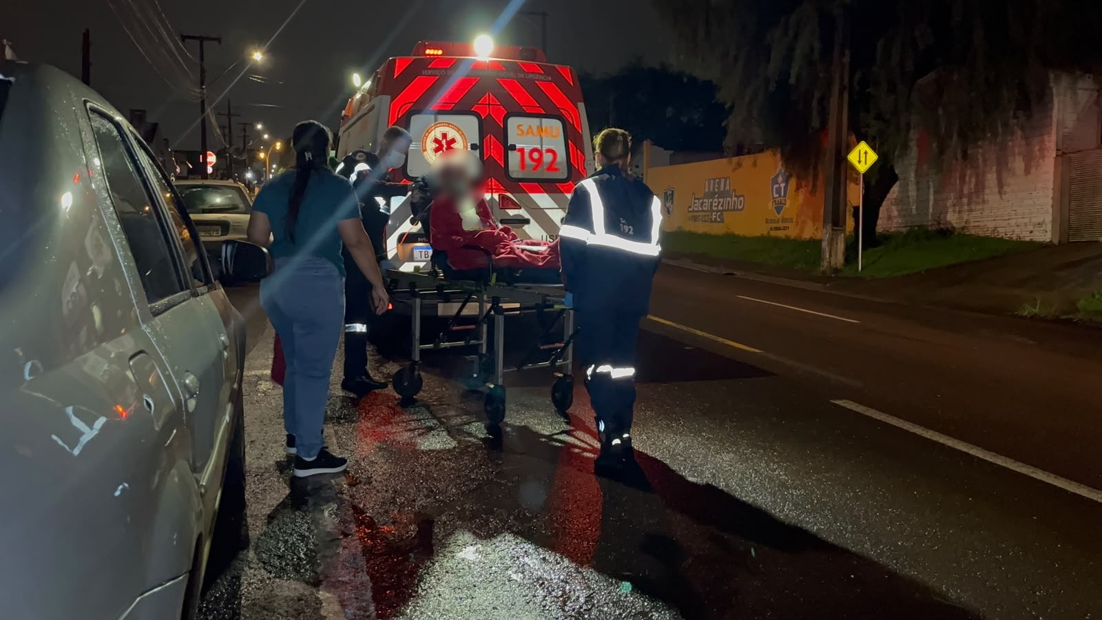 Idosa de 80 anos desmaia e é encaminhada ao hospital em Cascavel