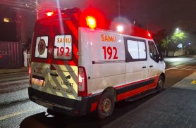 SAMU socorre idosa após episódio de tontura em apartamento no Centro de Cascavel