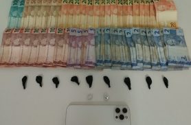 Homem é preso com cocaína e crack durante ação policial no bairro Brasília, em Cascavel