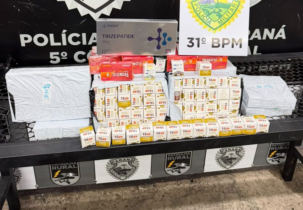 Imagem referente a PM apreende mais de 300 caixas de medicamentos transportados irregularmente na BR-369