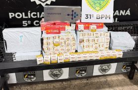 PM apreende mais de 300 caixas de medicamentos transportados irregularmente na BR-369