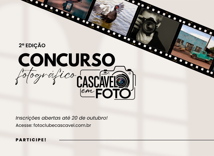 Imagem referente a Concurso Cascavel em Foto encerra inscrições em 20 de outubro; veja como participar