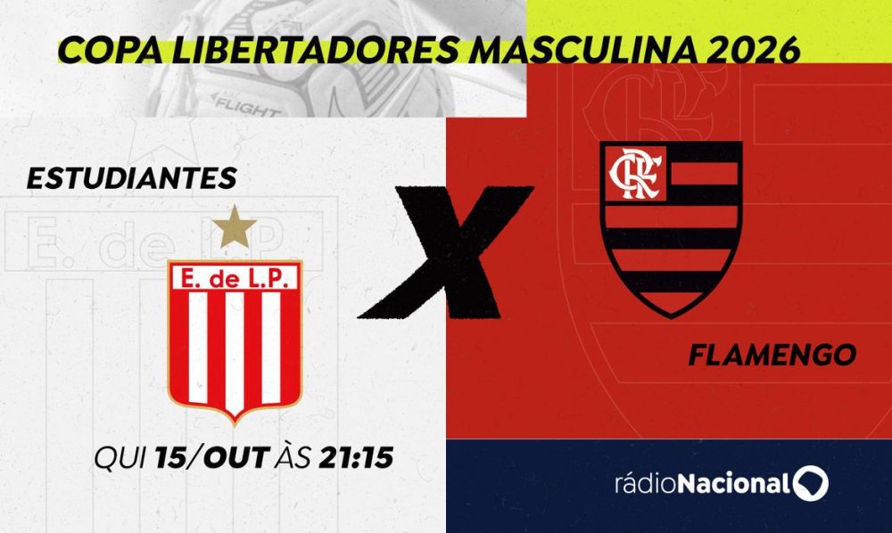 Imagem referente a Rádio Nacional transmite Estudiantes x Flamengo pela Libertadores