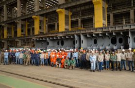 Estaleiro no RS começa a construir navios encomendados pela Transpetro