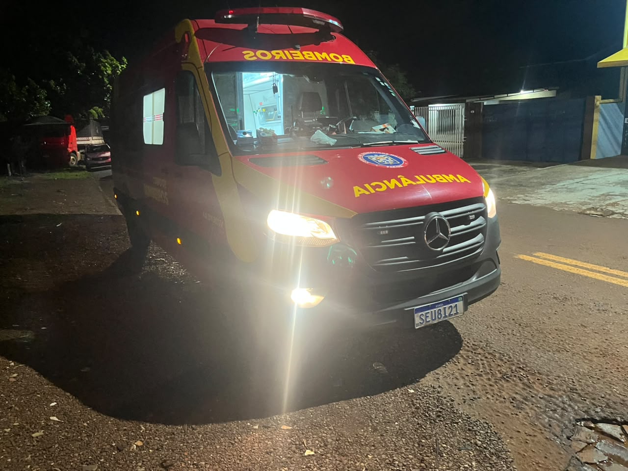 Homem de 57 anos fica ferido após queda no bairro Brasília, em Cascavel