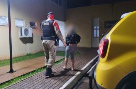 Mulher é detida por embriaguez ao volante após provocar acidente em Corbélia