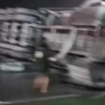 Imagem relativa a Acidente entre três carretas provoca fila de 25 quilômetros na BR-376, em Guaratuba
