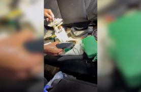 Em vídeo: PRF apreende quase 25 kg de cocaína em tanque de combustível em Maringá