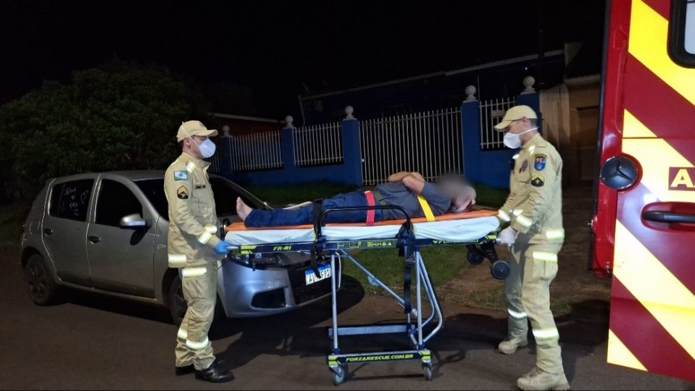 Imagem referente a SIATE socorre homem com ferimento na cabeça após queda no bairro Brasmadeira