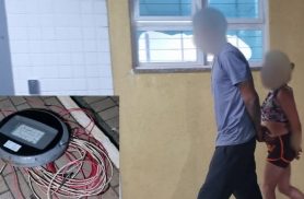 GM prende casal suspeito de furtar fios e luminárias no Ecoparque Sul, em Cascavel
