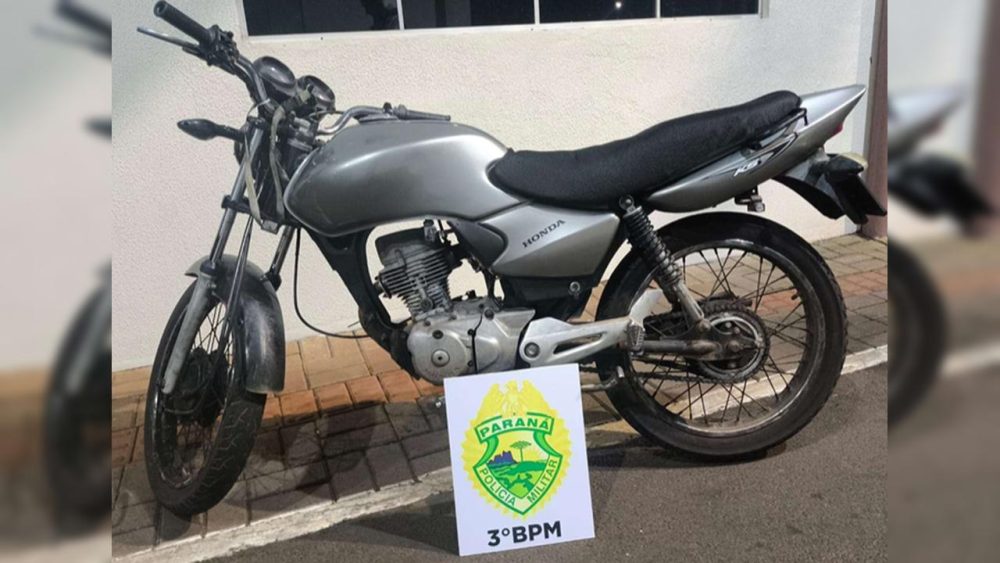 Imagem referente a Jovem sem CNH tem motocicleta apreendida no bairro Planalto, em Pato Branco