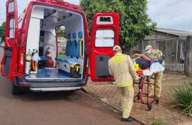 Homem fica ferido após cair de laje no bairro Santa Cruz, em Cascavel