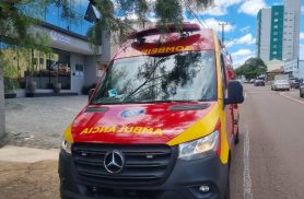 Queda de escada deixa idosa ferida em residência no Parque São Paulo, em Cascavel