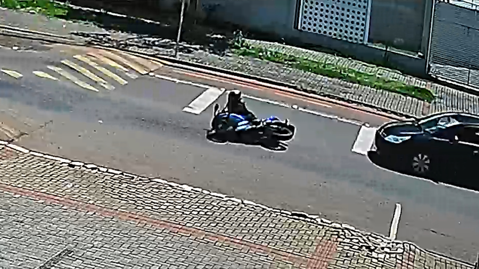 Veja como ocorreu acidente que deixou jovem com a clavícula quebrada em Cascavel