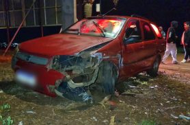 Colisão entre Palio e Cerato deixa idosa ferida em Cascavel
