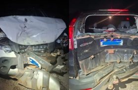 Colisão entre dois veículos na rodovia PRC-467 termina com fuga de motorista, segundo a PRE
